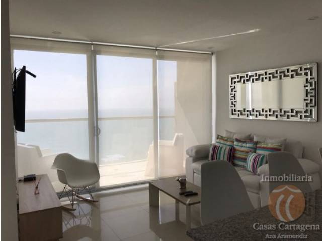 APARTAMENTO EN ARRIENDO POR DIAS 1 HABITACIÓN VISTA AL MAR EN CARTAGENA