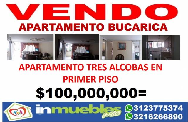 Bucarica Apartamento tres alcobas floridablanca