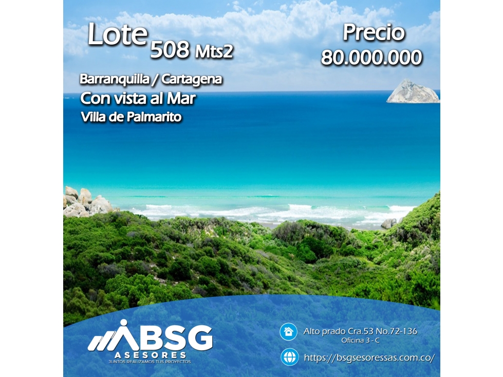 EN VENTA LOTE EN VILLA PALMARITO TUBARA