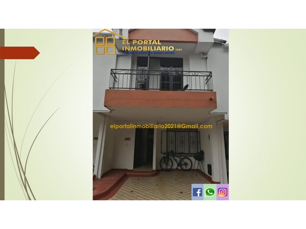 VENDO  LINDA CASA  EN PORTAL DEL MOLINO