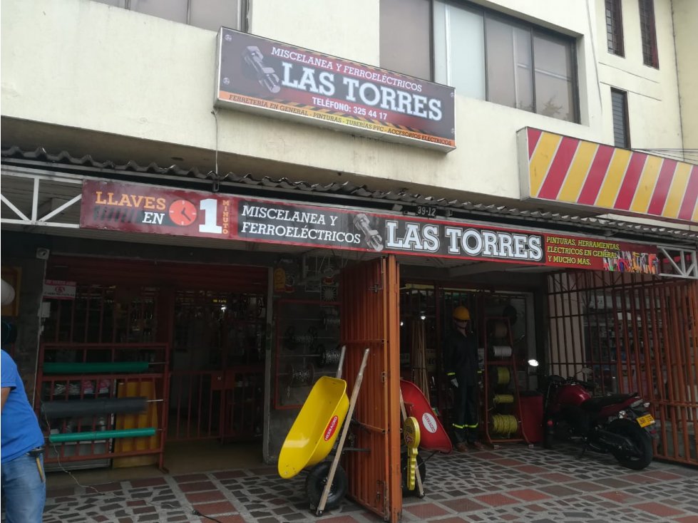 FERRETERÍA  LAS TORRES EN VENTA  CIUDAD SANTIAGO DE CALI