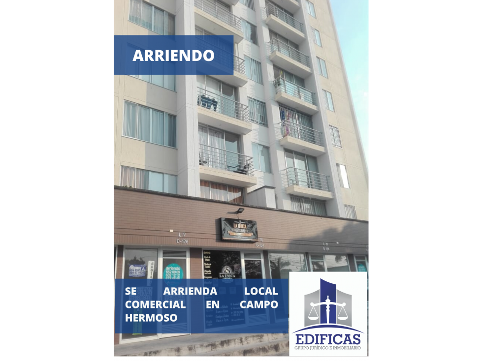 ARRIENDO LOCAL EN CAMPOHERMOSO