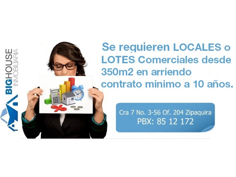 Se requiere local o lote comercial en arriendo