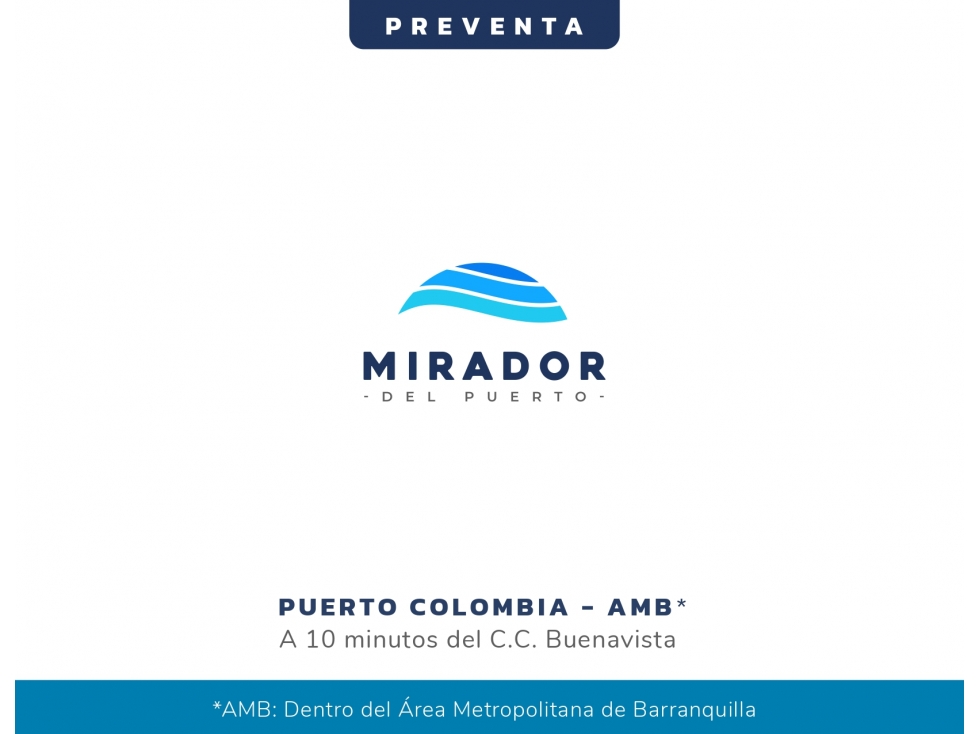 Venta de apartamento sobre planos en Puerto Colombia