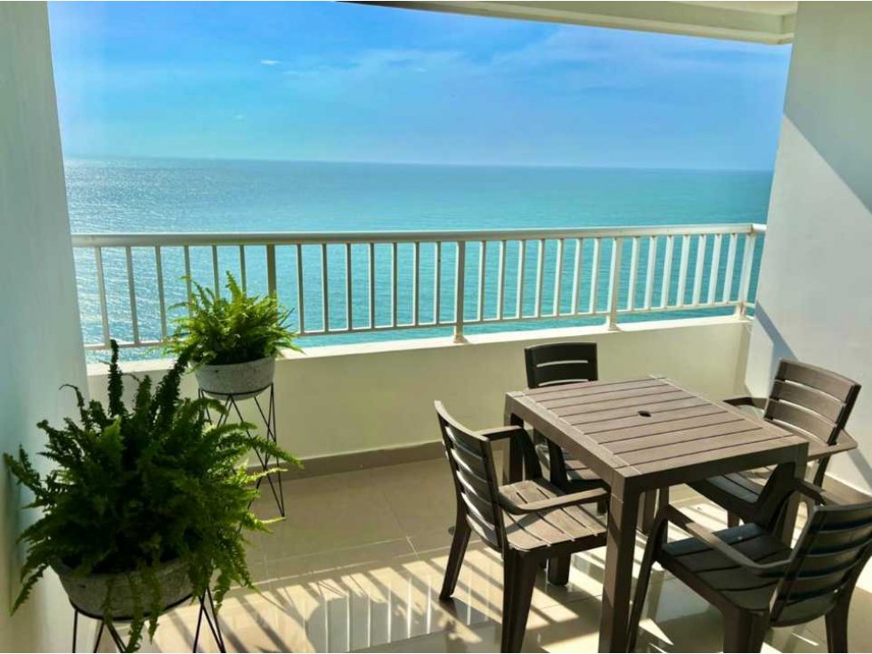 Venta de apartamento en bocagrande Edificio  Palmetto. Vista a mar